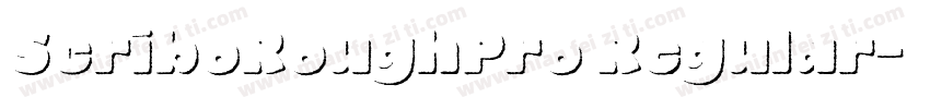 ScriboRoughPro Regular字体转换